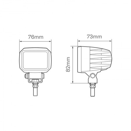Red Line Forklift Safety Lamp